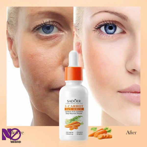 SADOER Natural Organic Carotene Soothing and Repairing Nourishing Moisturizing Facial Serum Skin Care Face Serum Stock Solution - Image 5