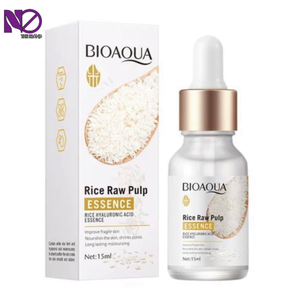 Whitening Vegan Organic Natural Anti-Aging Anti-wrinkle White Rice Face Skin Care Serum - Image 5