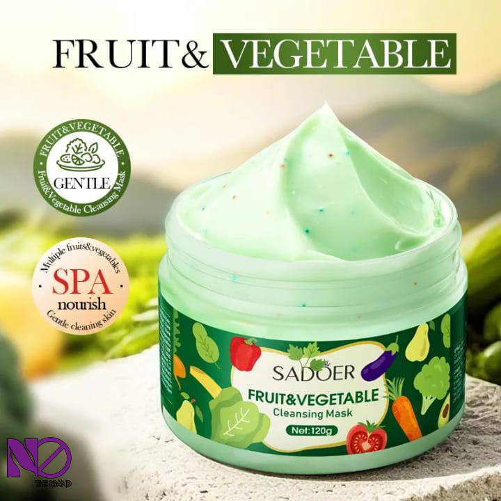 OEM SADOER High Quality Vitamin C Fruit&Vegetable Cleansing Clay Mask