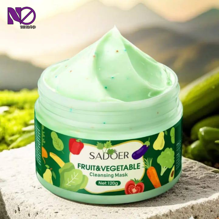 OEM SADOER High Quality Vitamin C Fruit&Vegetable Cleansing Clay Mask - Image 2
